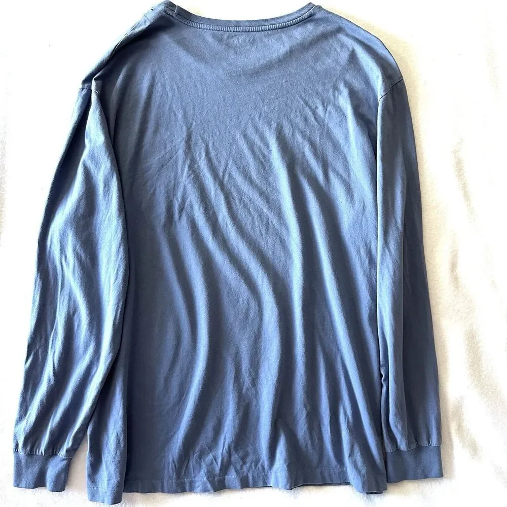 Polo Ralph Lauren Men‎ XL Blue Classic Fit Long Sleeve Navy Pony
